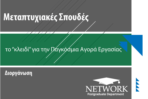 Network.gr – Δωρεάν Σεμινάριο – Μεταπτυχιακές Σπουδές: Tο "κλειδί" για την Παγκόσμια Αγορά Εργασίας
