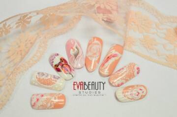 EVABEAUTY Studies – Σεμινάριο Nail Art για Επαγγελματίες Τεχνίτριες Νυχιών One Stroke With Bridal Reflections
