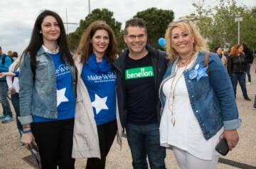 Στα μπλε ντύθηκε η Νέα Παραλία της Θεσσαλονίκης,  για τον εορτασμό της Παγκόσμιας Ημέρα Ευχής