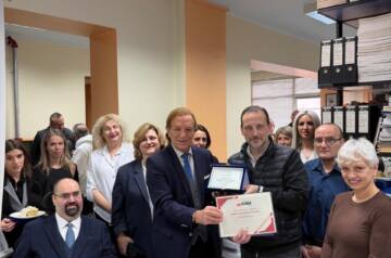 Το Νοσοκομείο «ΜΕΤΑΞΑ» βράβευσε τον Τομέα Υγείας των ΣΑΕΚ ΑΛΦΑ