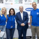 κ. Σαγιόγλου (Υπεύθυνη Επικοινωνίας του Συλλόγου Αποφοίτων), κ. Λαπουρίδου (Πρόεδρος του Συλλόγου Αποφοίτων), κ. Σιμόπουλος (βουλευτής), κ. Πρελορέντζος (μέλος του Συλλόγου Αποφοίτων, Διευθύνων Σύμβουλος της εταιρίας ΡΙΧΑΡΔΟΣ) ΚΩΣΤΗΣ ΜΑΡΑΒΕΓΙΑΣ